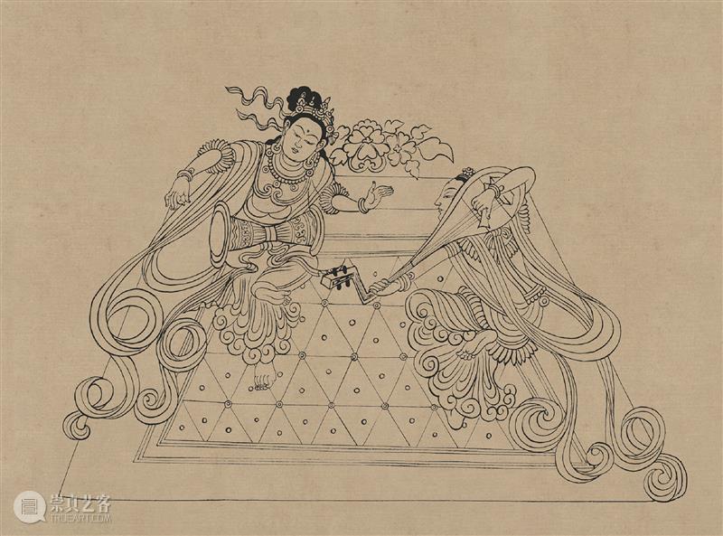 图集丨莫高窟石窟线描稿200图  中国舞台美术学会 崇真艺客