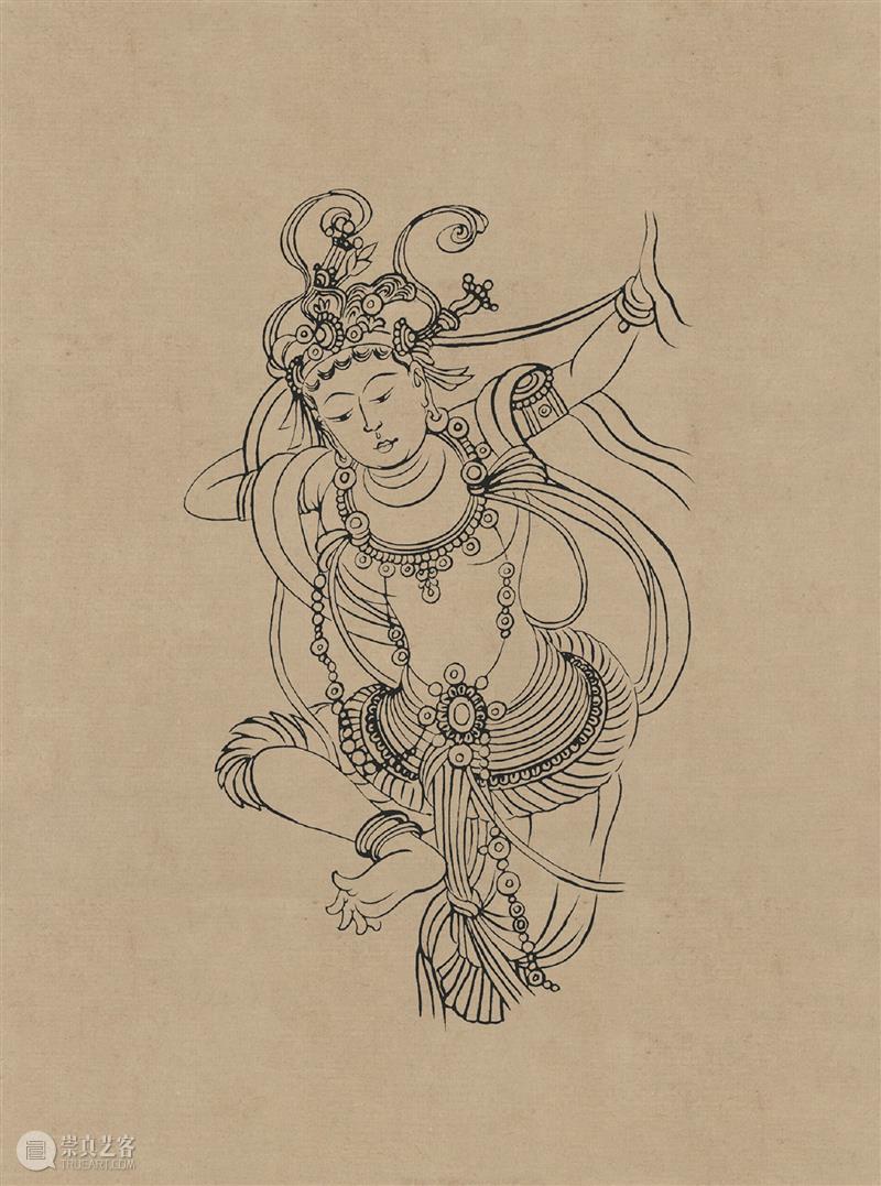 图集丨莫高窟石窟线描稿200图  中国舞台美术学会 崇真艺客