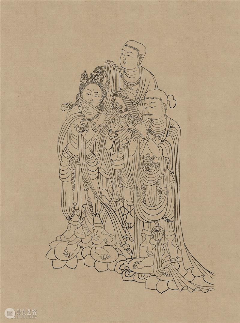 图集丨莫高窟石窟线描稿200图  中国舞台美术学会 崇真艺客