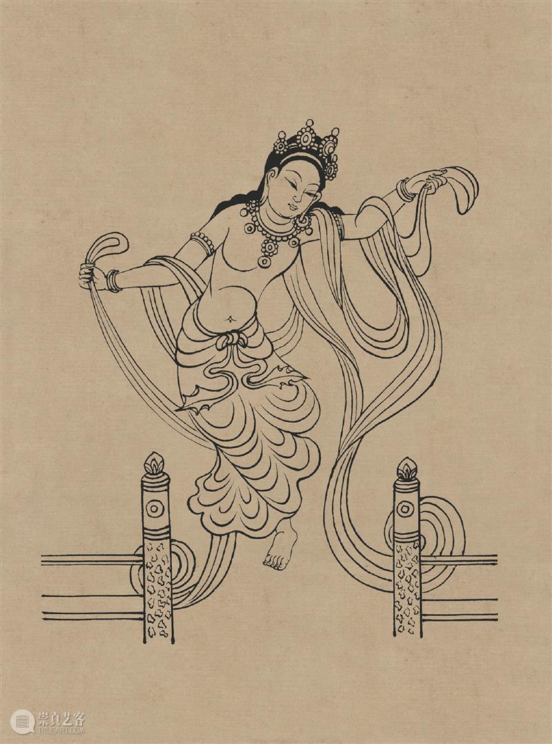 图集丨莫高窟石窟线描稿200图  中国舞台美术学会 崇真艺客