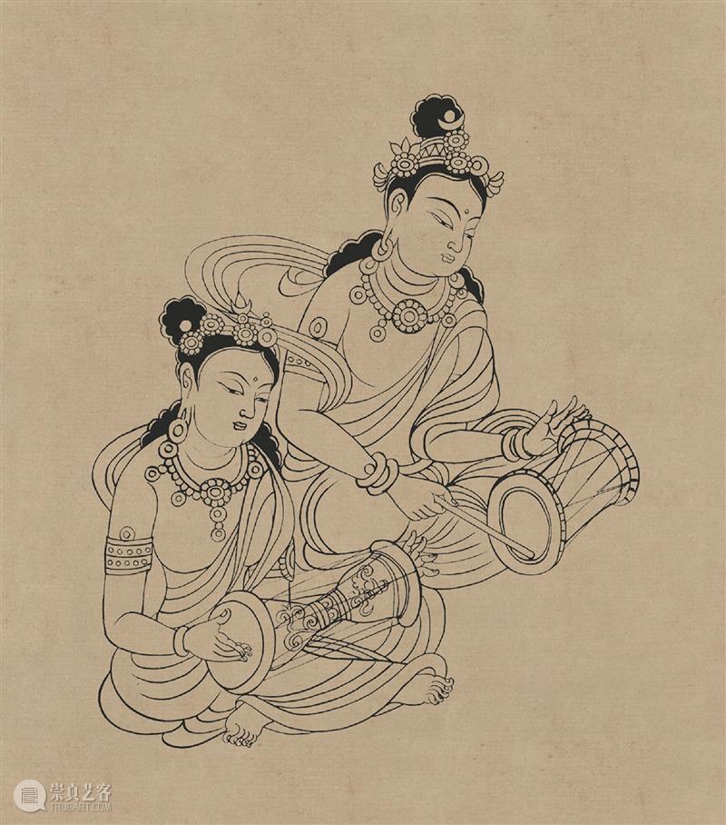 图集丨莫高窟石窟线描稿200图  中国舞台美术学会 崇真艺客