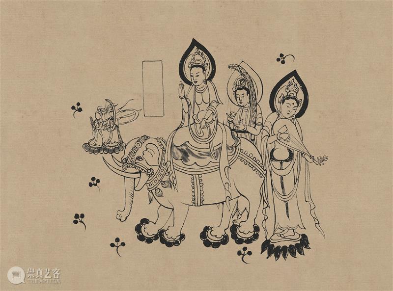 图集丨莫高窟石窟线描稿200图  中国舞台美术学会 崇真艺客