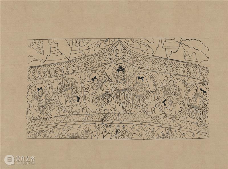 图集丨莫高窟石窟线描稿200图  中国舞台美术学会 崇真艺客
