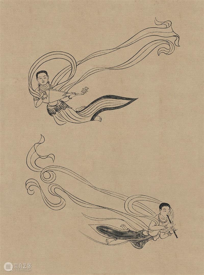 图集丨莫高窟石窟线描稿200图  中国舞台美术学会 崇真艺客