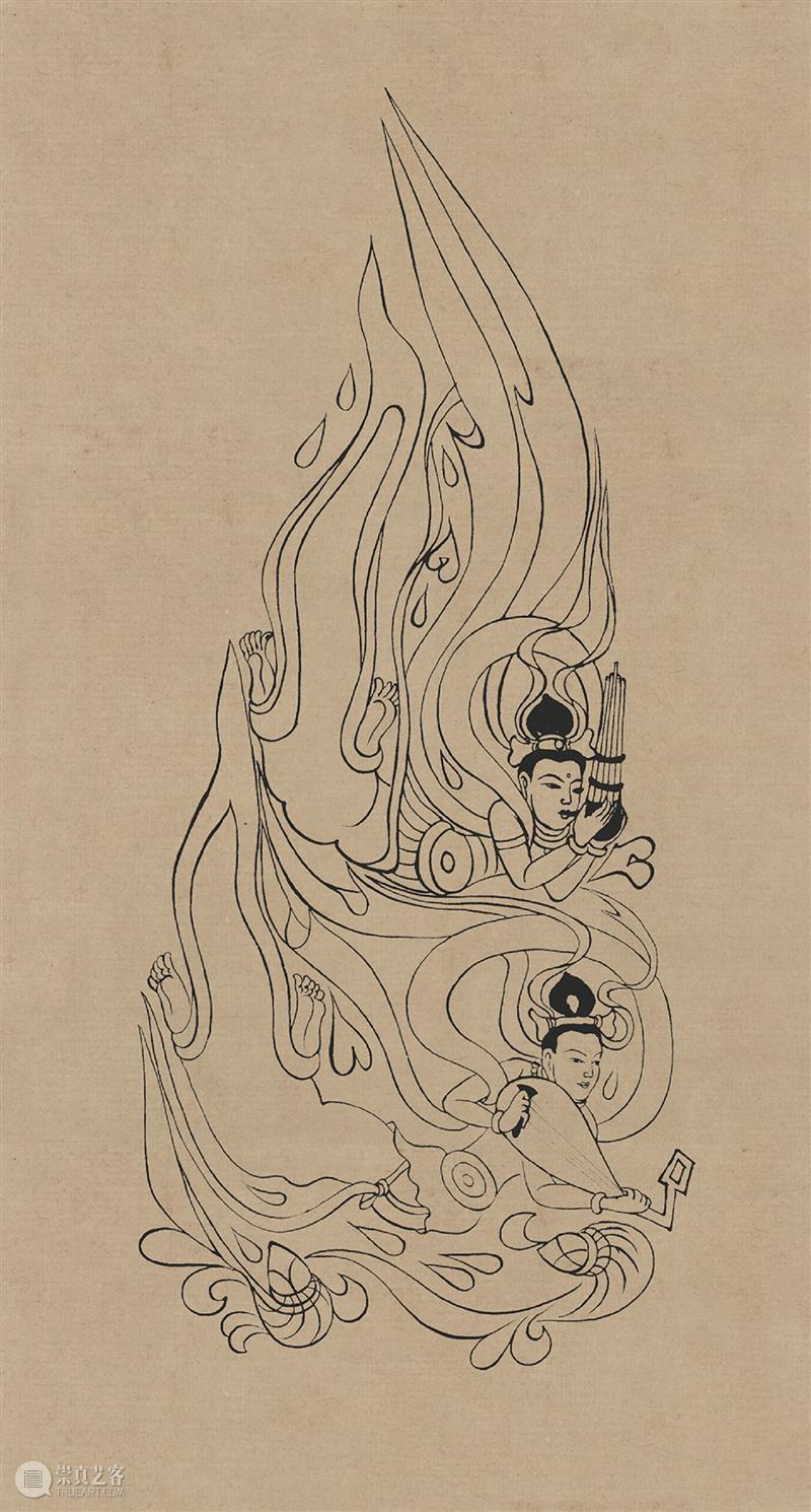 图集丨莫高窟石窟线描稿200图  中国舞台美术学会 崇真艺客