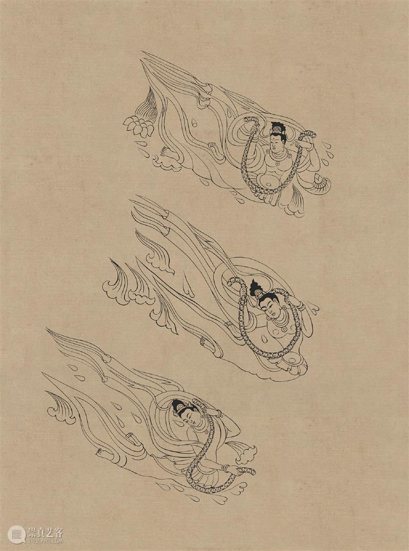 图集丨莫高窟石窟线描稿200图  中国舞台美术学会 崇真艺客