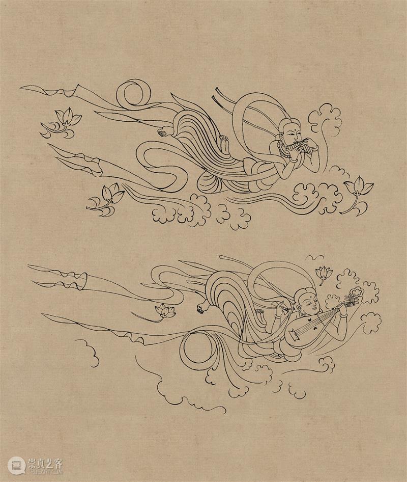 图集丨莫高窟石窟线描稿200图  中国舞台美术学会 崇真艺客