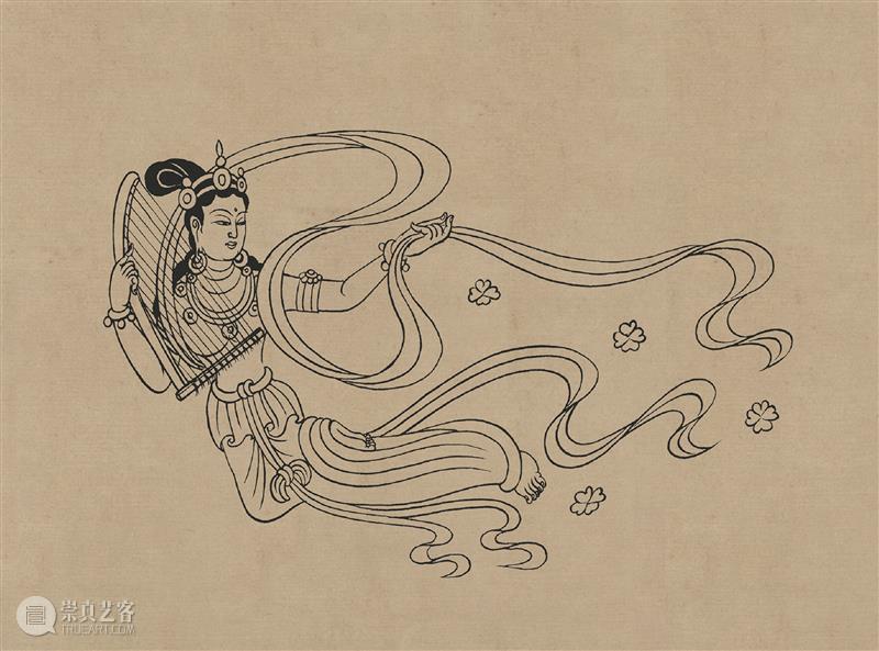 图集丨莫高窟石窟线描稿200图  中国舞台美术学会 崇真艺客