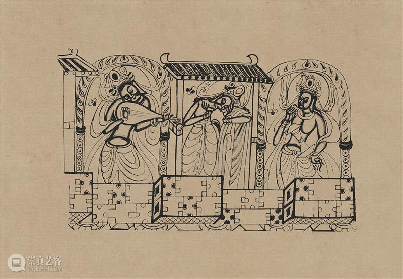 图集丨莫高窟石窟线描稿200图  中国舞台美术学会 崇真艺客