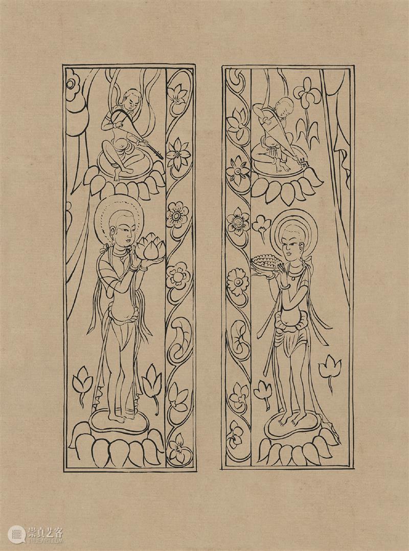 图集丨莫高窟石窟线描稿200图  中国舞台美术学会 崇真艺客