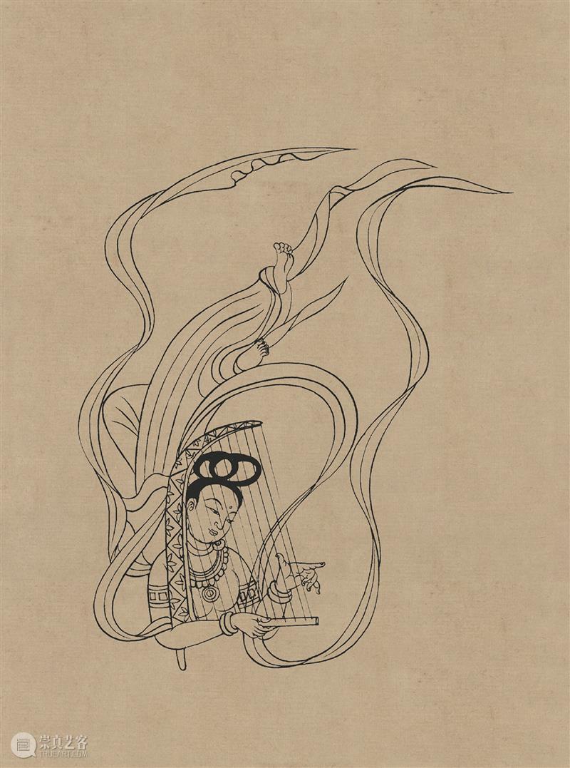 图集丨莫高窟石窟线描稿200图  中国舞台美术学会 崇真艺客