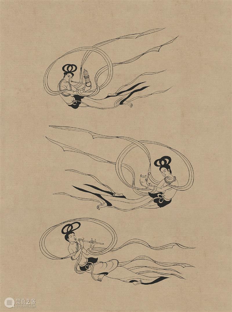 图集丨莫高窟石窟线描稿200图  中国舞台美术学会 崇真艺客