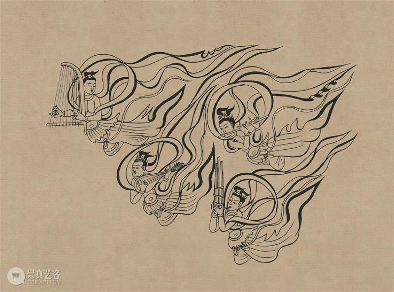 图集丨莫高窟石窟线描稿200图  中国舞台美术学会 崇真艺客