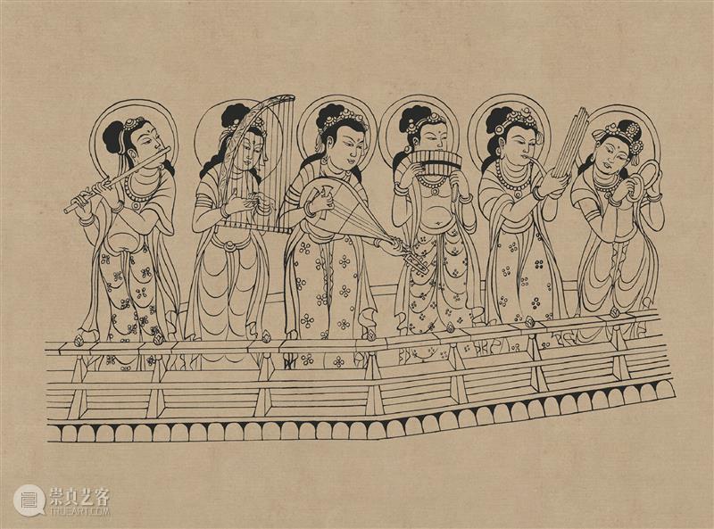 图集丨莫高窟石窟线描稿200图  中国舞台美术学会 崇真艺客