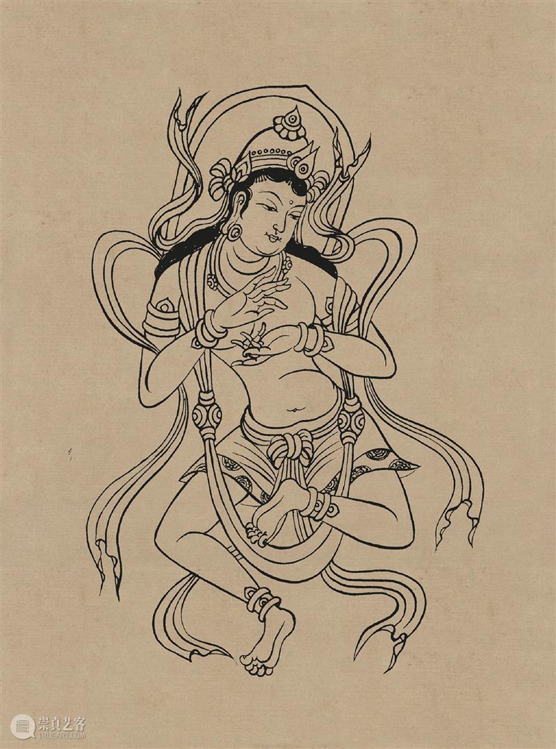 图集丨莫高窟石窟线描稿200图  中国舞台美术学会 崇真艺客