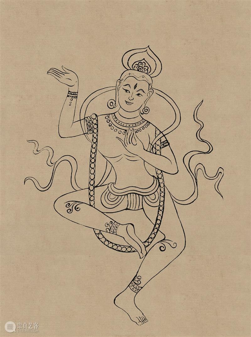 图集丨莫高窟石窟线描稿200图  中国舞台美术学会 崇真艺客