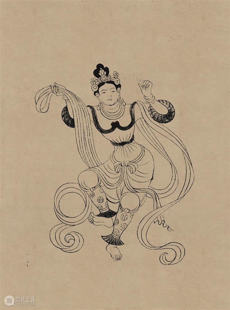 图集丨莫高窟石窟线描稿200图  中国舞台美术学会 崇真艺客