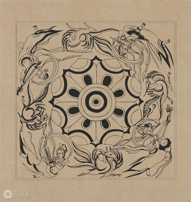 图集丨莫高窟石窟线描稿200图  中国舞台美术学会 崇真艺客