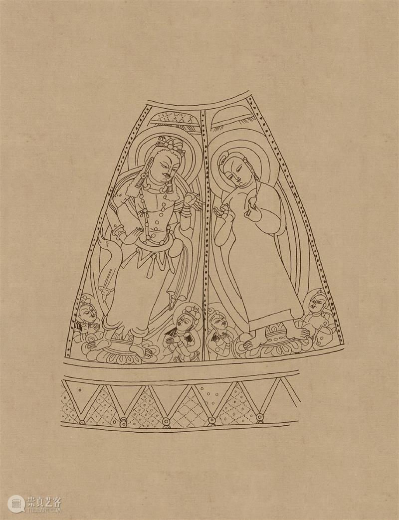 图集丨莫高窟石窟线描稿200图  中国舞台美术学会 崇真艺客