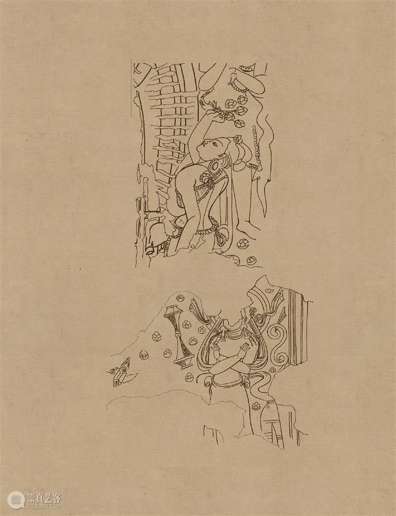 图集丨莫高窟石窟线描稿200图  中国舞台美术学会 崇真艺客