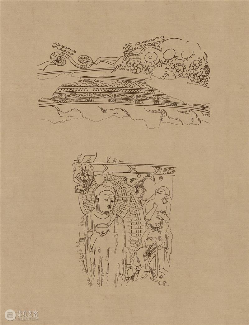 图集丨莫高窟石窟线描稿200图  中国舞台美术学会 崇真艺客