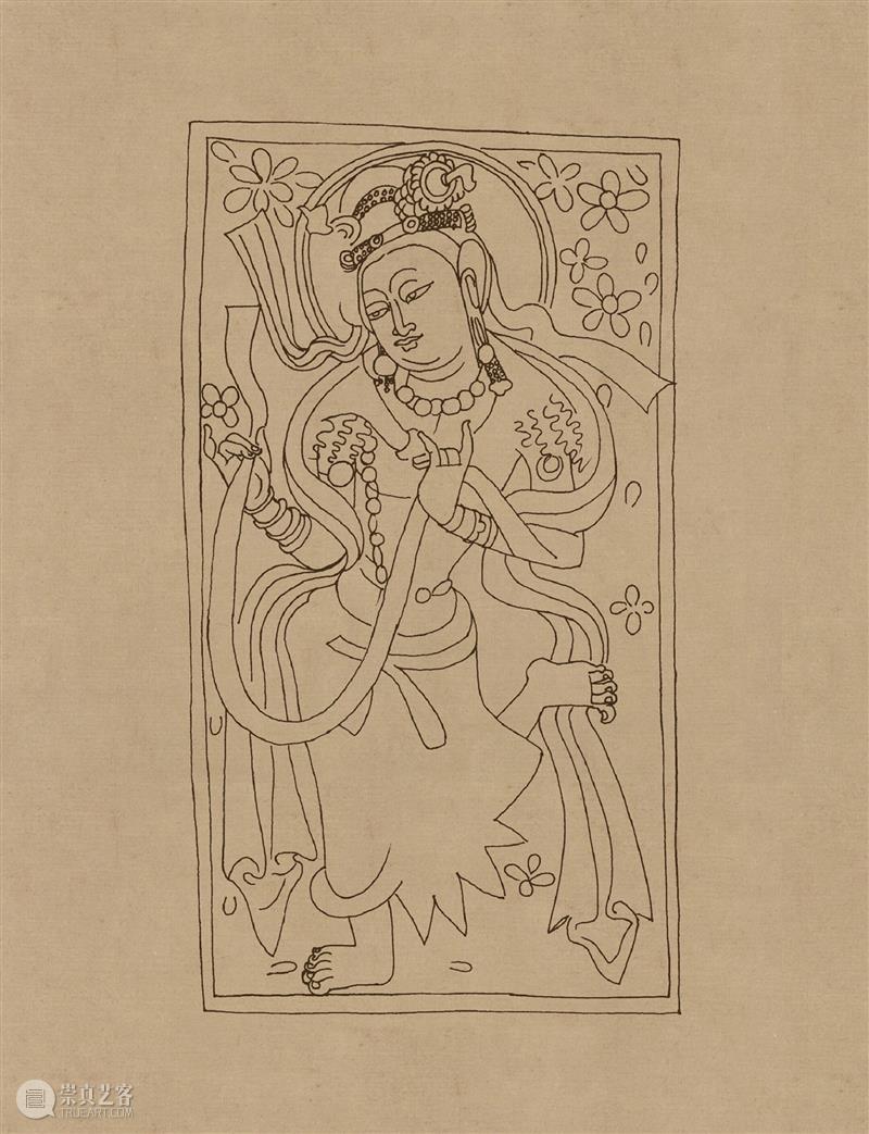 图集丨莫高窟石窟线描稿200图  中国舞台美术学会 崇真艺客