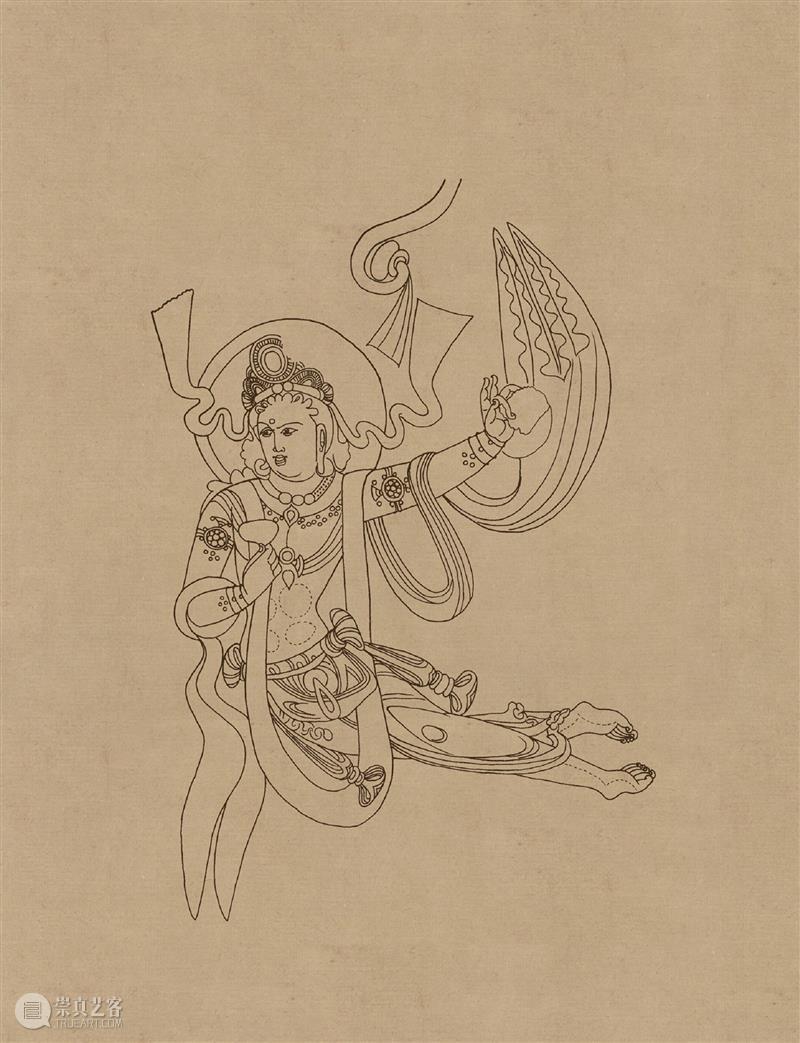 图集丨莫高窟石窟线描稿200图  中国舞台美术学会 崇真艺客