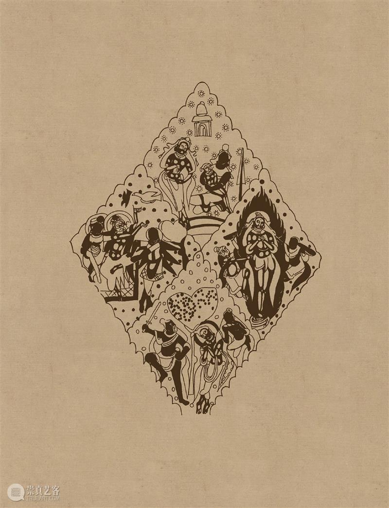 图集丨莫高窟石窟线描稿200图  中国舞台美术学会 崇真艺客