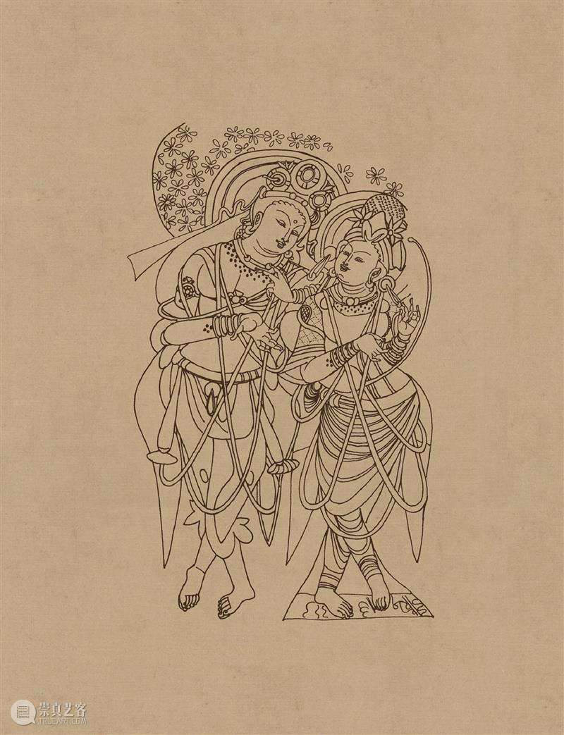 图集丨莫高窟石窟线描稿200图  中国舞台美术学会 崇真艺客