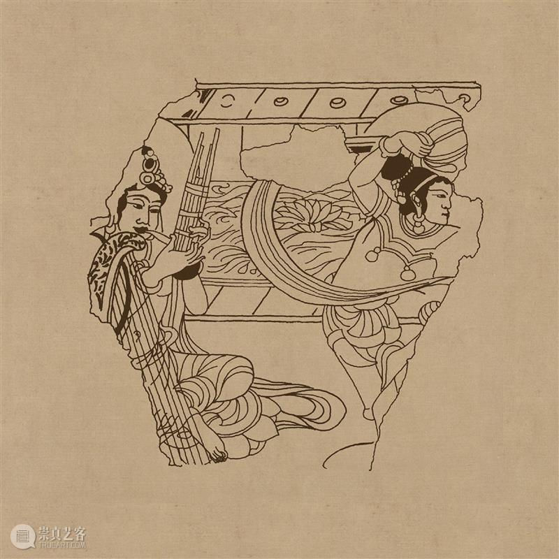 图集丨莫高窟石窟线描稿200图  中国舞台美术学会 崇真艺客