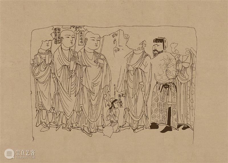 图集丨莫高窟石窟线描稿200图  中国舞台美术学会 崇真艺客