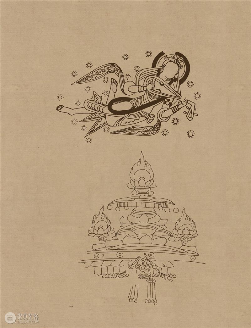 图集丨莫高窟石窟线描稿200图  中国舞台美术学会 崇真艺客