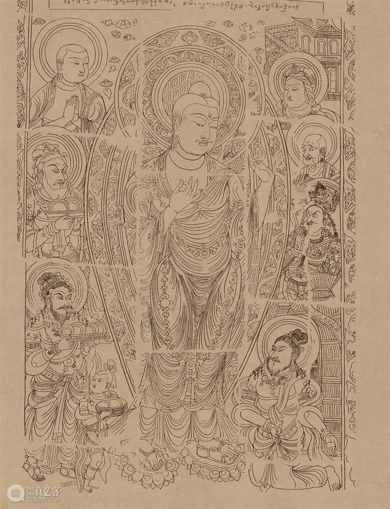 图集丨莫高窟石窟线描稿200图  中国舞台美术学会 崇真艺客