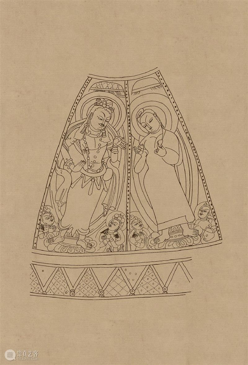 图集丨莫高窟石窟线描稿200图  中国舞台美术学会 崇真艺客