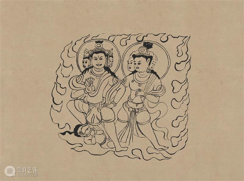 图集丨莫高窟石窟线描稿200图  中国舞台美术学会 崇真艺客