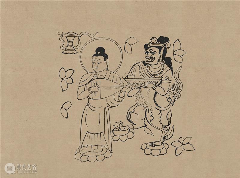 图集丨莫高窟石窟线描稿200图  中国舞台美术学会 崇真艺客