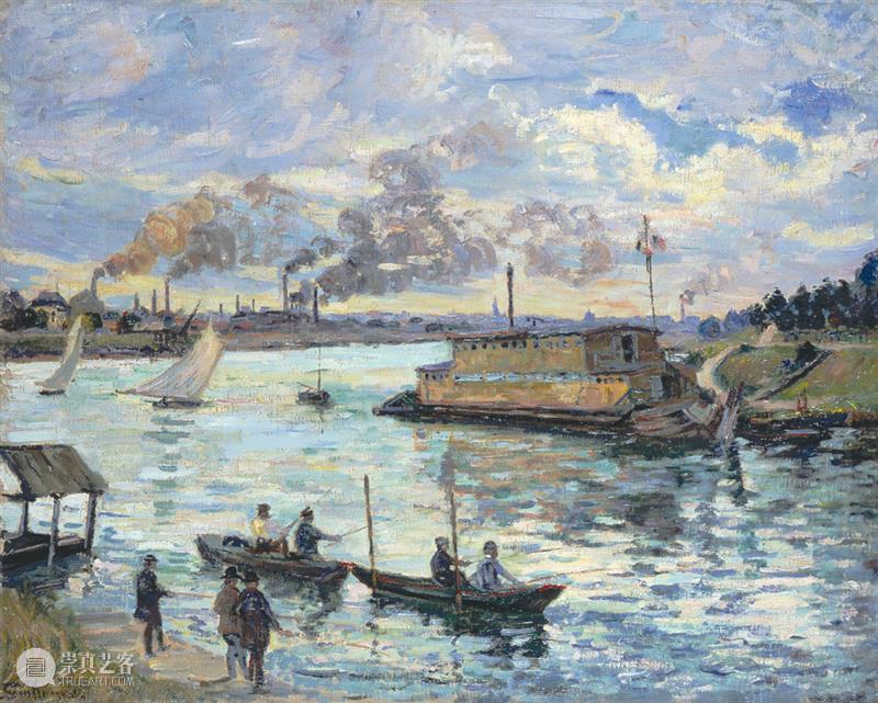 法国印象派画家阿尔芒吉约曼 阿尔芒 吉约曼 法国 印象派 画家 Landscape 巴黎 Jean 叔叔 内衣 崇真艺客