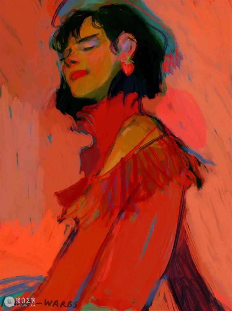 用自己的方式记录生活 方式 生活 英国 插画师 HollyWarburton 作品 动态 灵感 身边 人和 崇真艺客