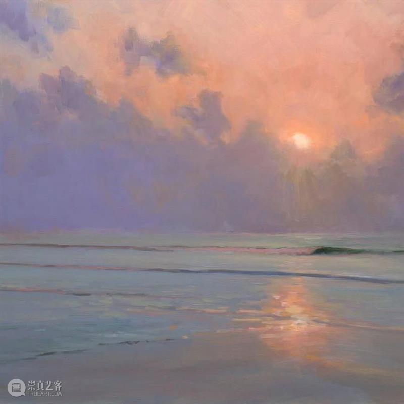 有光，有爱，在人间  纯灰艺术 人间 绘画 时间段 美国 画家 Sloane 身边 环境 差别 海浪 崇真艺客