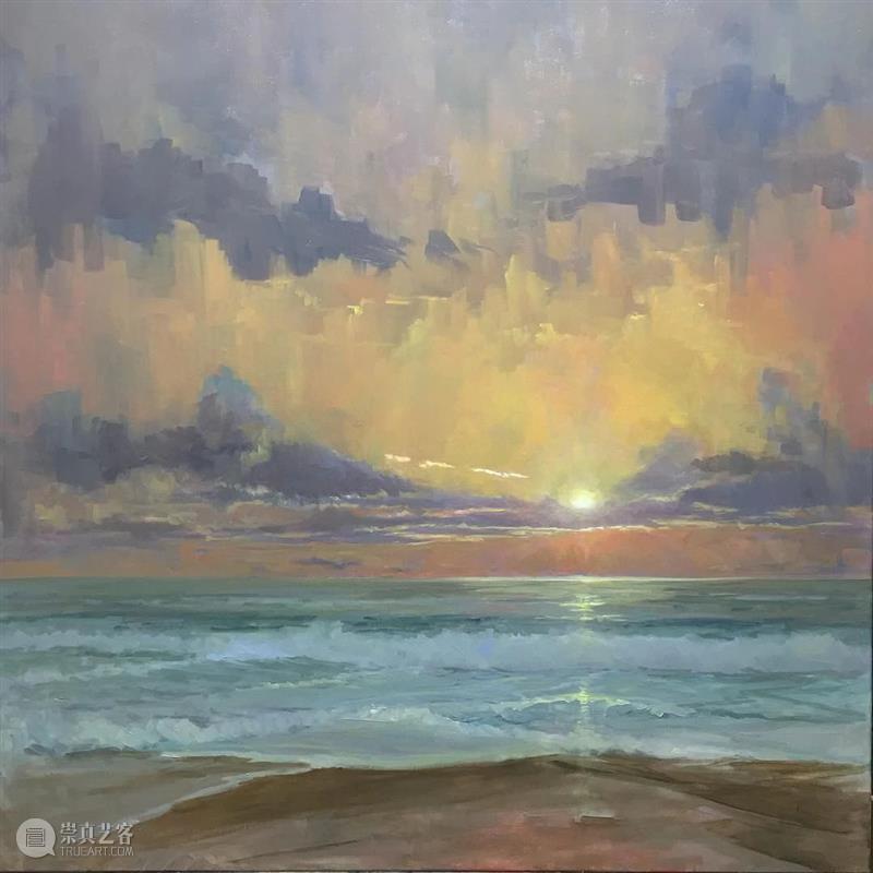 有光，有爱，在人间  纯灰艺术 人间 绘画 时间段 美国 画家 Sloane 身边 环境 差别 海浪 崇真艺客