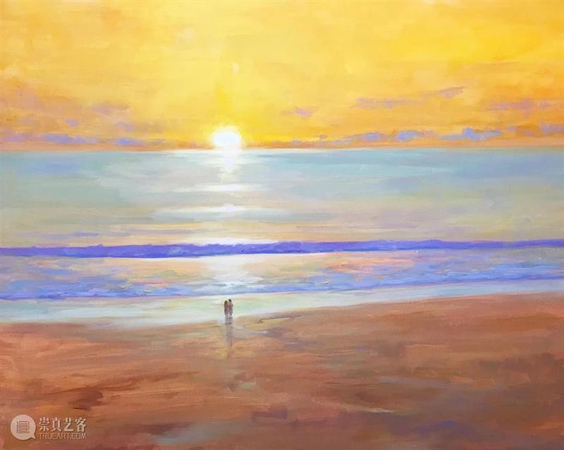 有光，有爱，在人间  纯灰艺术 人间 绘画 时间段 美国 画家 Sloane 身边 环境 差别 海浪 崇真艺客