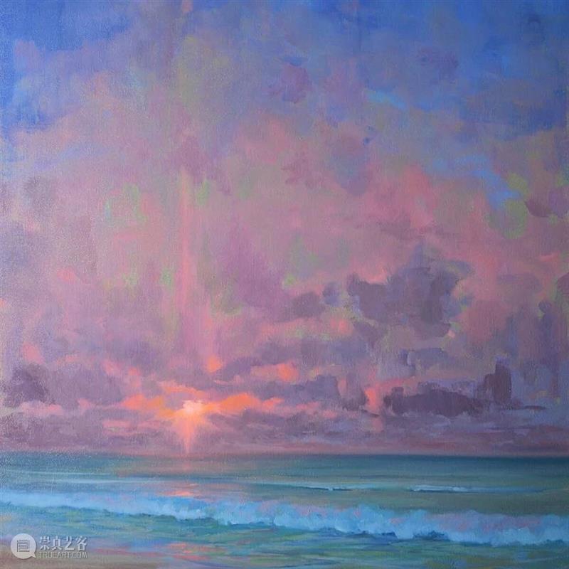 有光，有爱，在人间  纯灰艺术 人间 绘画 时间段 美国 画家 Sloane 身边 环境 差别 海浪 崇真艺客