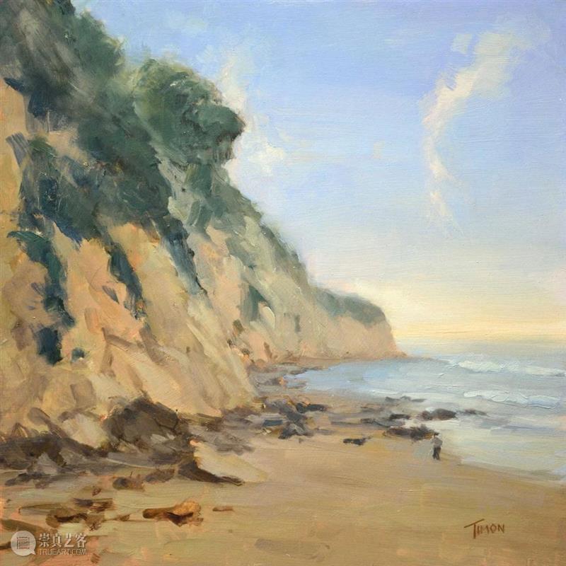 有光，有爱，在人间  纯灰艺术 人间 绘画 时间段 美国 画家 Sloane 身边 环境 差别 海浪 崇真艺客