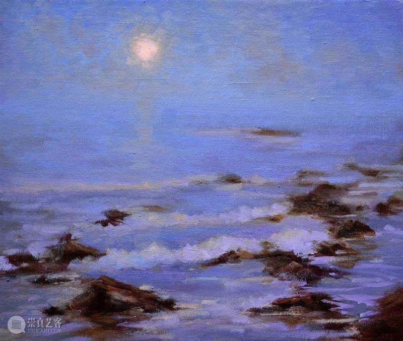有光，有爱，在人间  纯灰艺术 人间 绘画 时间段 美国 画家 Sloane 身边 环境 差别 海浪 崇真艺客