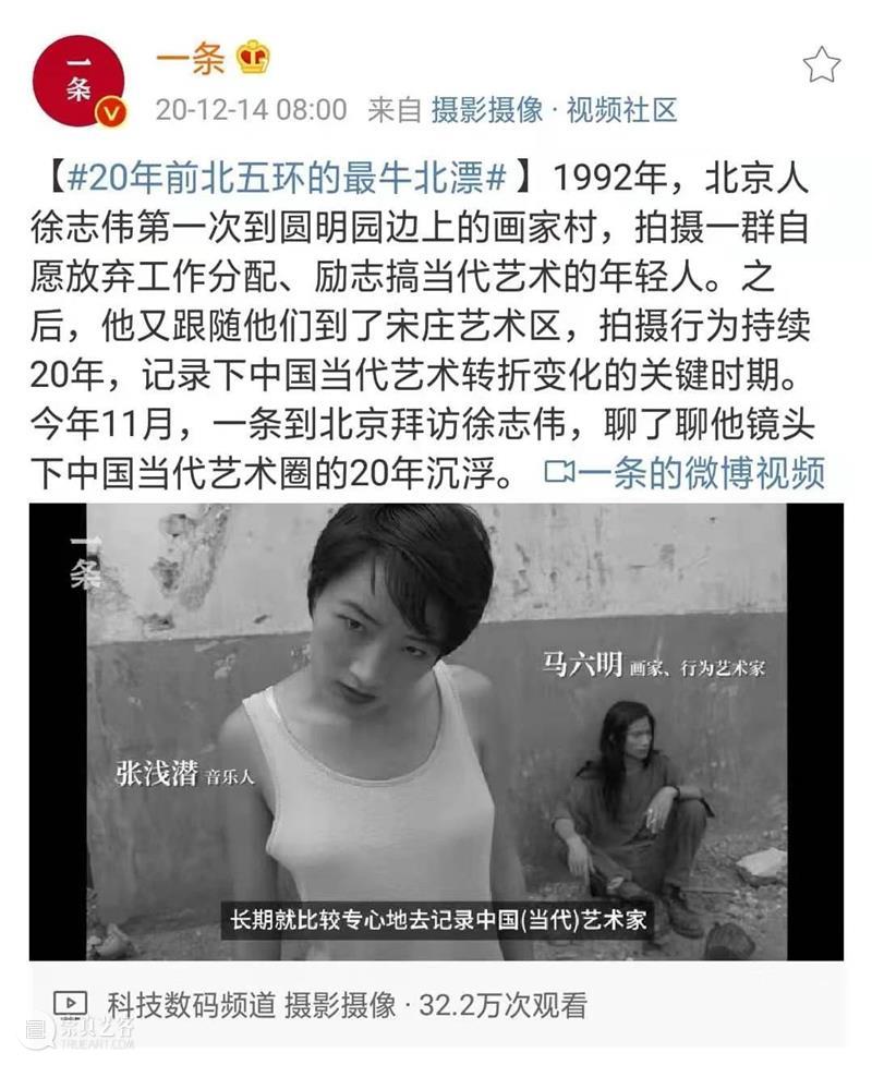 展览印象 | 观“徐志伟镜头下的中国当代艺术1992-2002 ” 徐志伟 镜头 中国 艺术 印象 文化 背景 现象 现场 小合 崇真艺客