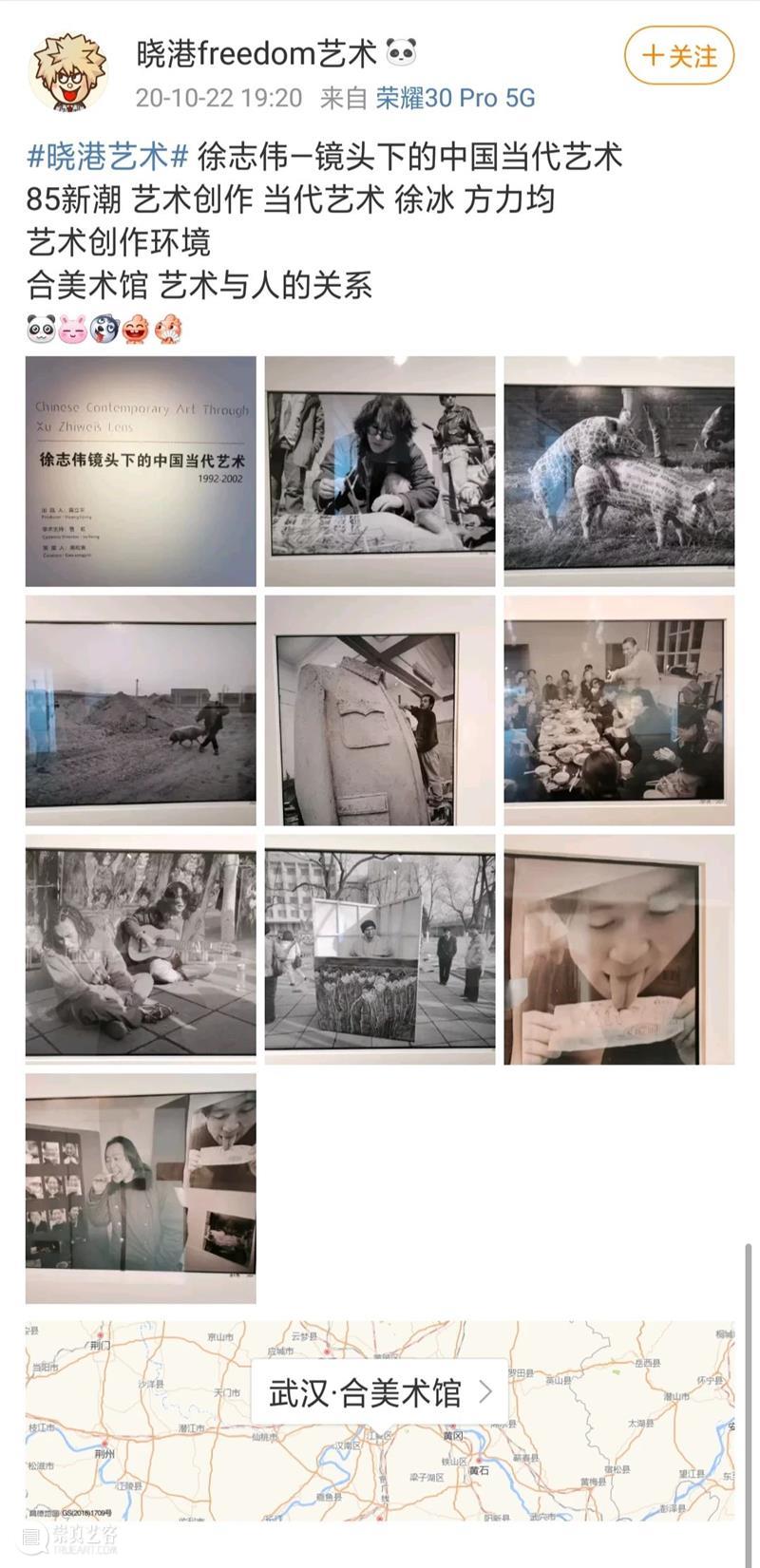 展览印象 | 观“徐志伟镜头下的中国当代艺术1992-2002 ” 徐志伟 镜头 中国 艺术 印象 文化 背景 现象 现场 小合 崇真艺客