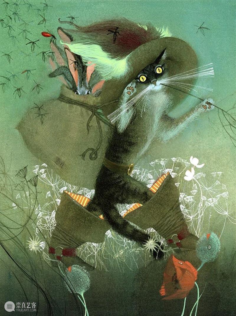 灰暗系色调的童话插画 童话 色调 插画 ova 世界 经典 现实 艺术家 细节 想象力 崇真艺客