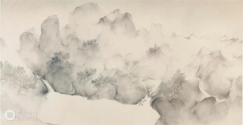 有淡雅之风,怀旷远之度——郑文山水画谈片 | 徐明松 怀旷远之度 郑文 山水画 徐明松 片文 海报 画面 代表 未来数字 时代 崇真艺客