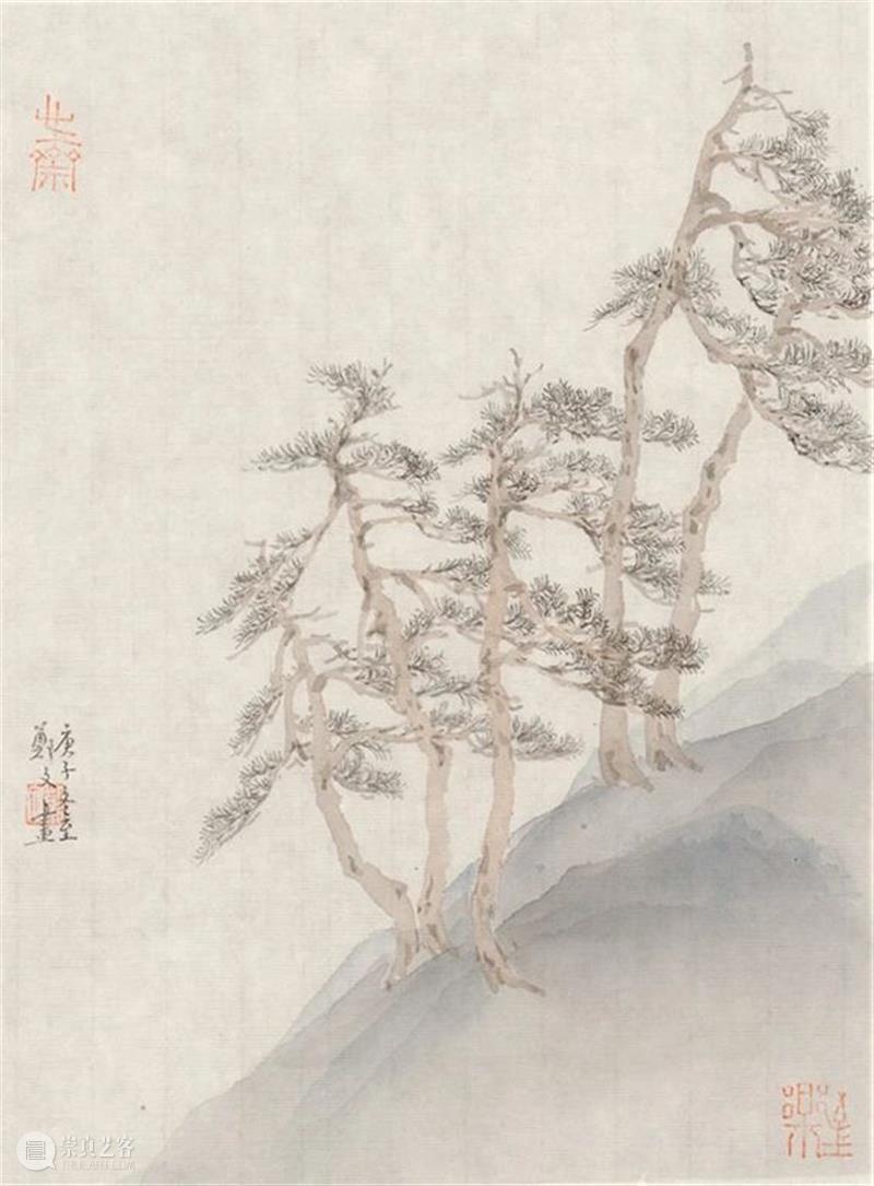 有淡雅之风，怀旷远之度——郑文山水画谈片 | 徐明松 怀旷远之度 郑文 山水画 徐明松 片文 海报 画面 代表 未来数字 时代 崇真艺客