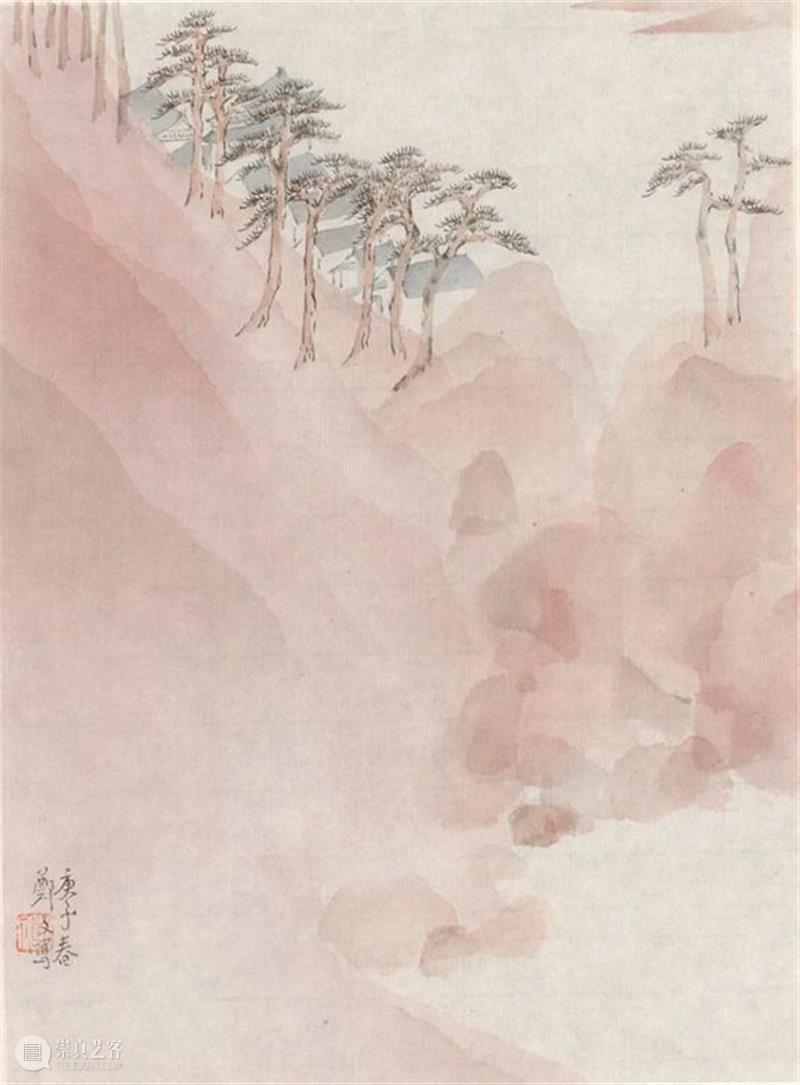 有淡雅之风，怀旷远之度——郑文山水画谈片 | 徐明松 怀旷远之度 郑文 山水画 徐明松 片文 海报 画面 代表 未来数字 时代 崇真艺客